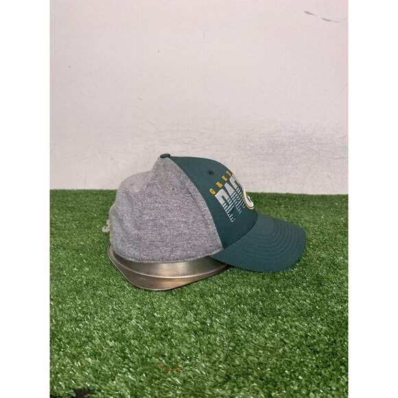 Green Bay Packers hat cap fitted one size OSFA gray green '47 lightweight mens - Picture 6 of 9